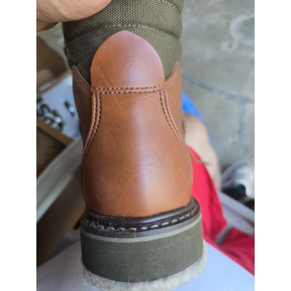 Simms Fly Fishing Wading Boots Felt Sole Brown Leather Men's Size 9 USA Trout